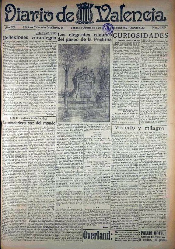 Diario de Valencia, 09-08-1924