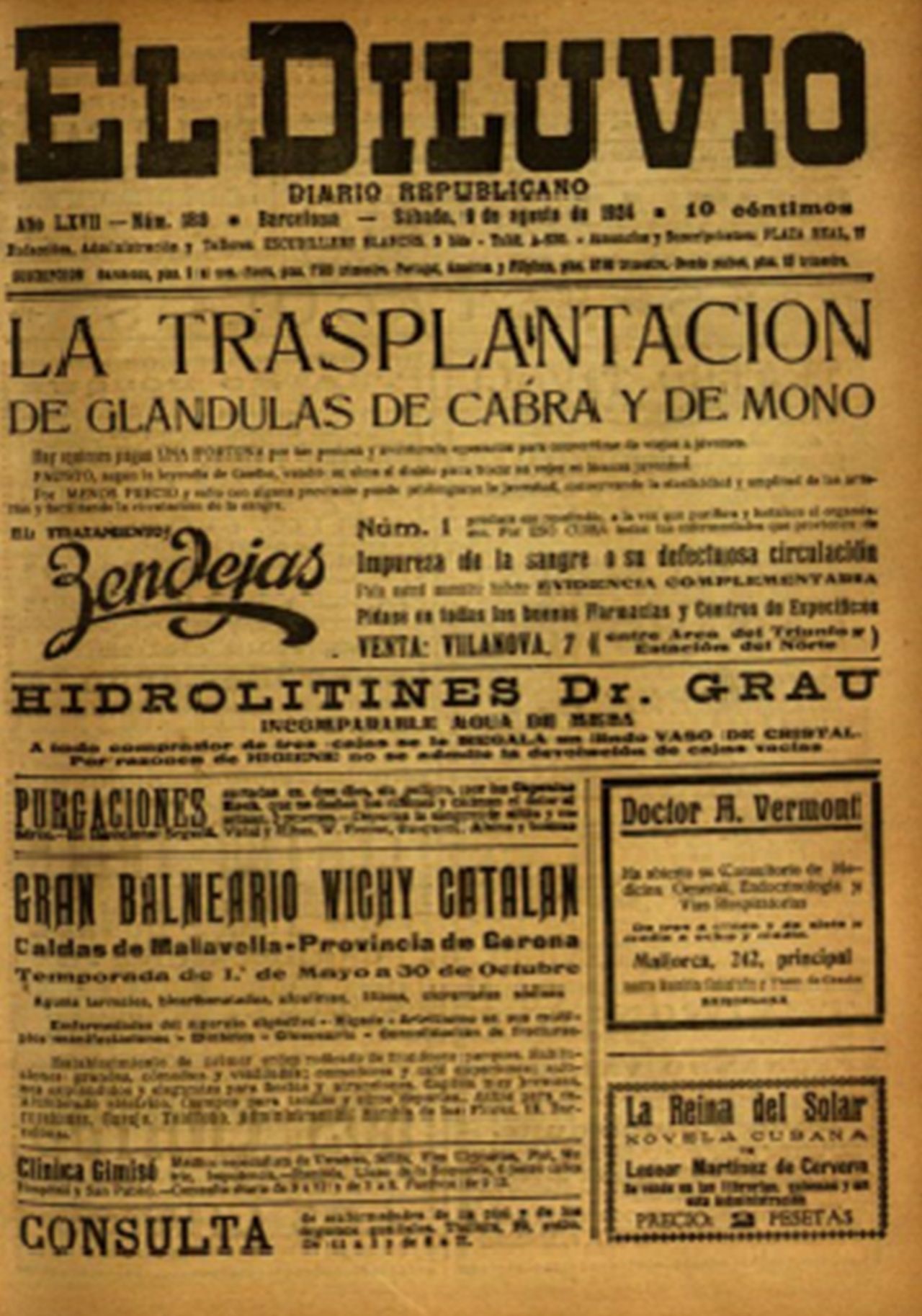 El Diluvio, 09-08-1924