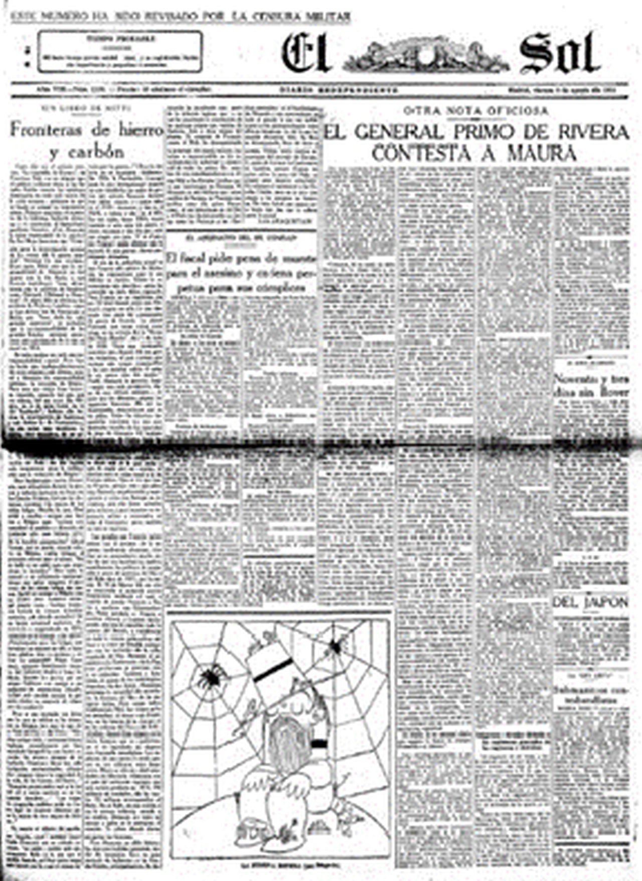 El Sol, 08-08-1924