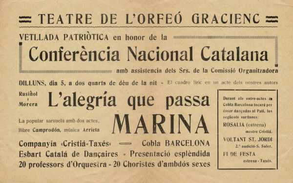 ACR - 1922 - Orfe Gracienc - Barcelona - Fons: Famlia Cristi Cerezo