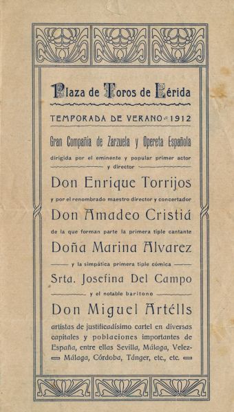 ACR - 1912 - Plaa de toros de Lleida - Lleida - Fons: Famlia Cristi Cerezo