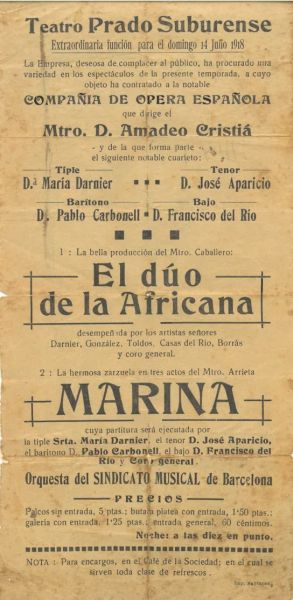 ACR - 1918 - Teatre del Casino Prado Suburense - Sitges - Fons: Casino Prado Suburense