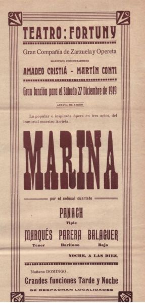 ACR - 1919 - Teatre Fortuny - Reus - Fons: Arxiu de la Fundaci del Teatre Fortuny de Reus