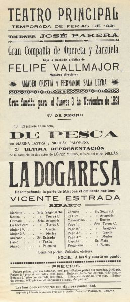 ACR - 1921 - Teatre Principal (Girona) - Girona - Fons: Ajuntament de Girona. AMGi (Teatre)